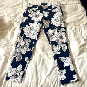 Banana Republic FLORAL dress pants, 00